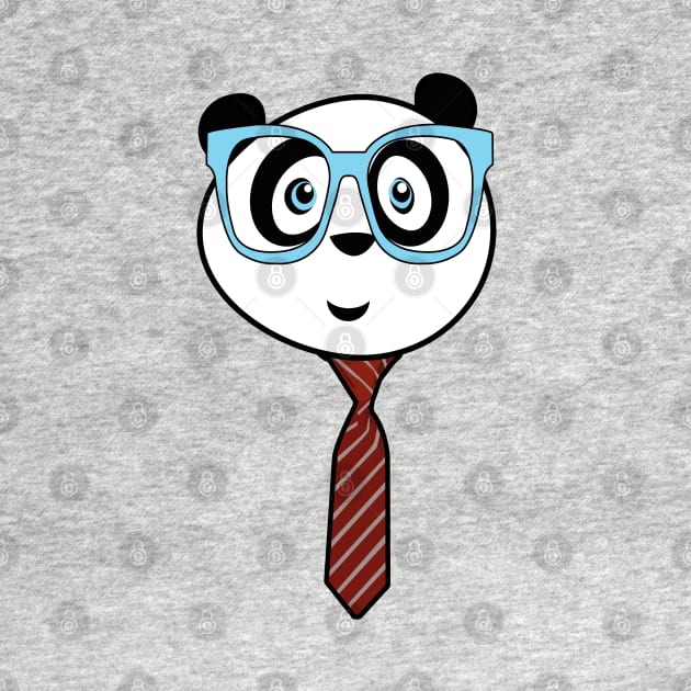 Panda Nerd by adamzworld